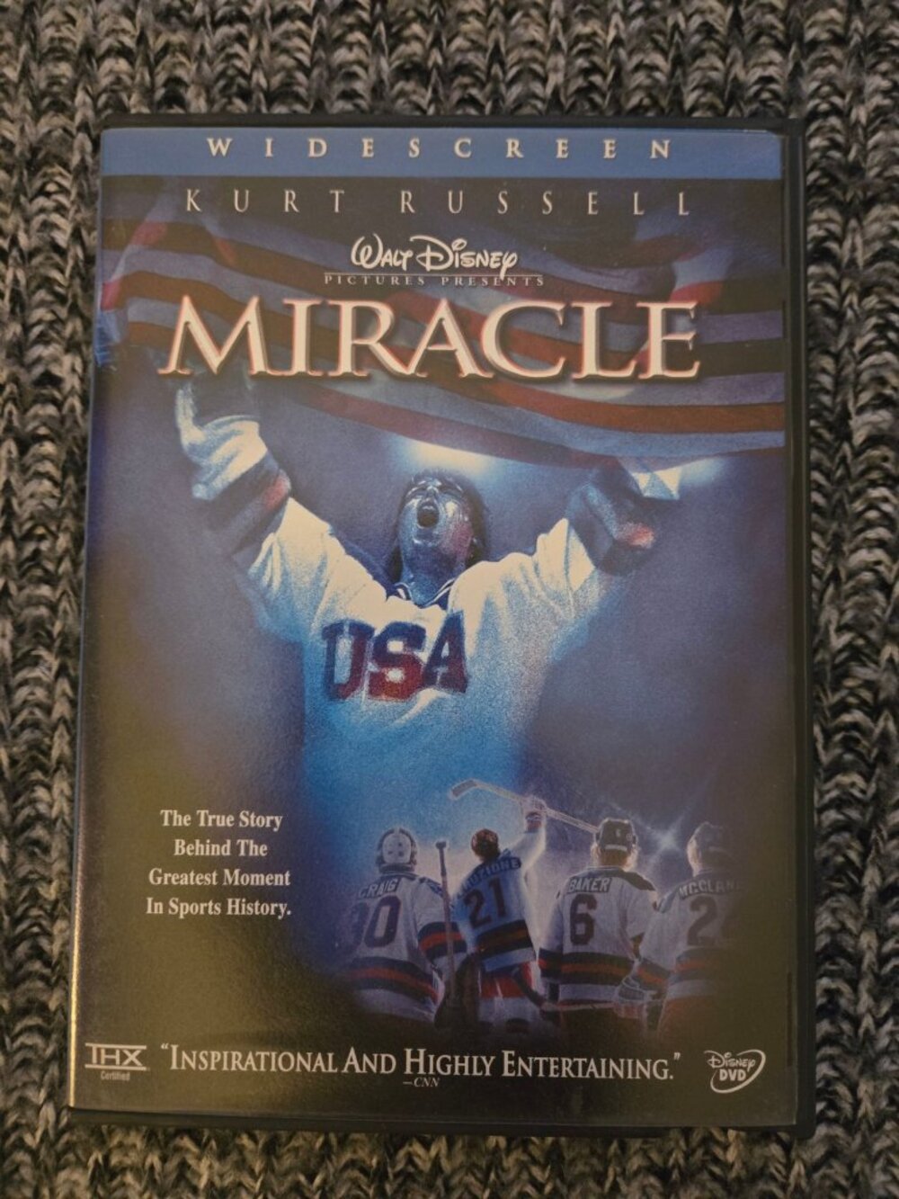 Walt Disney Miracle DVD Widescreen 2-Disc Set Kurt Russell 2004 Sports Drama